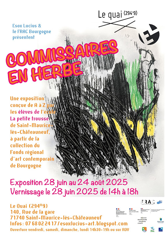 affiche de l'exposition montrant un dessin d'enfant